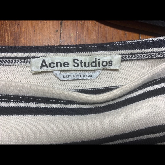 ‼️‼️ACNE STUDIOS DODORA STRIPES T-Shirt DRESS 🔥 - Picture 2 of 7